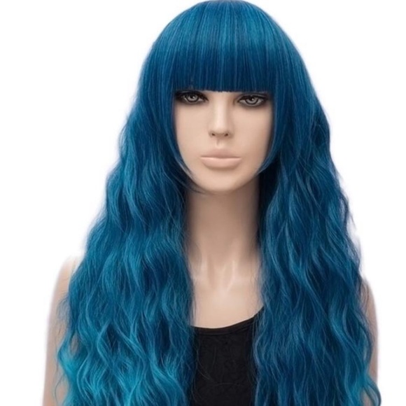 Siya? MAJESTIC BLUE COSPLAY  FESTIVAL Wig?*NWT* main image 6